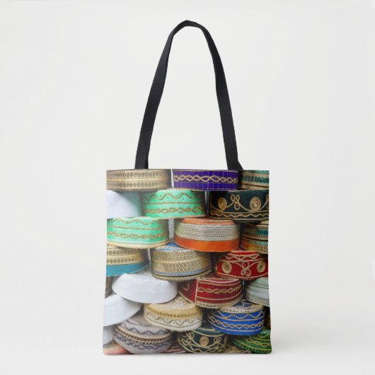 Arabische Karten auf dem Markt Tasche (Vorderseite)