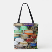 Arabische Karten auf dem Markt Tasche (Rückseite)