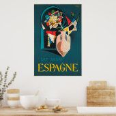 Arabische Kunst, Spanien, Vintage Poster (Küche)