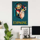 Arabische Kunst, Spanien, Vintage Poster (Heimbüro)