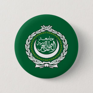Arabische Liga-Flagge Button