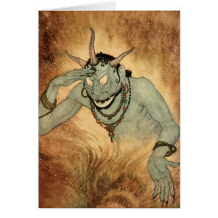 Arabische-Nächte-Dschinn von Edmund Dulac