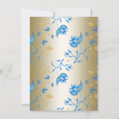 Arabische Nächte Einladungen zur Geburtstagsfeier (Rückseite)