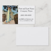 Arabische Nächte Frauen in der Brunnenprinzessin Visitenkarte (Vorne/Hinten)