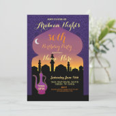 Arabische Nächte Geburtstagsparty im Alter von 30  Einladung (Stehend Vorderseite)