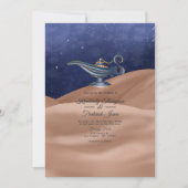 Arabische Nächte Hochzeit Einladung (Vorderseite)