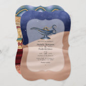 Arabische Nächte Hochzeit Einladung (Vorne/Hinten)