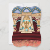 Arabische Nächte Hochzeit Einladung (Rückseite)
