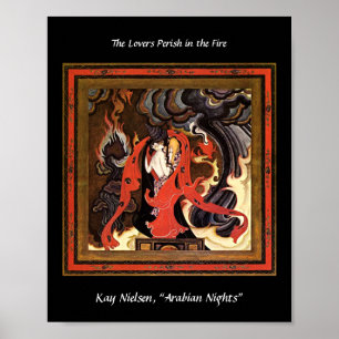 Arabische Nächte: Illustration von Kay Nielsen Poster