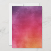 Arabische Nächte Kinderdusche Einladung (Rückseite)