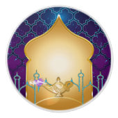 Arabische Nächte Magische Lampe marokkanisches Sch Keramikknauf (Vorderseite)