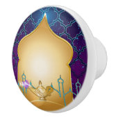 Arabische Nächte Magische Lampe marokkanisches Sch Keramikknauf (Rechts)