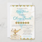 Arabische Nächte marokkanische Babydusche Einladun Einladung (Vorderseite)