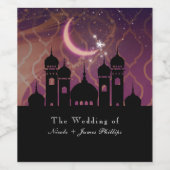 Arabische Nächte marokkanische Weinetiketten aus d Weinetikett (Einzelnes Label)