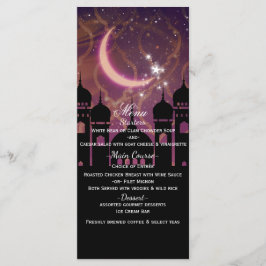 Arabische Nächte marokkanisches Party-Menü im Nahe Menükarte