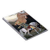 Arabische Nächte Ritterprinz am Weißen Pferd Notizblock (Rechte Seite)