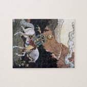 Arabische Nächte Ritterprinz am Weißen Pferd Puzzle (Horizontal)