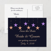 Arabische Nächte Save the Date Postkarte (Vorne/Hinten)