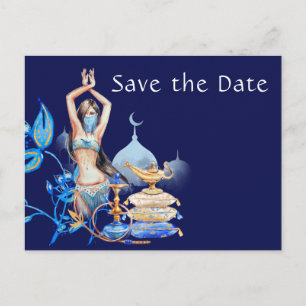 Arabische-Nächte-Save-the-Date-Postkarten Ankündigungspostkarte