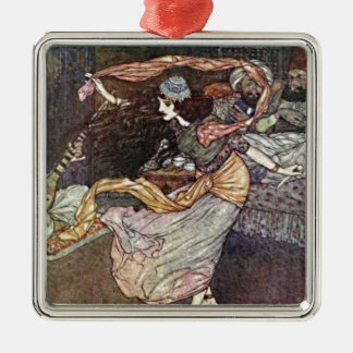 Arabische Nächte Tanzende Giro del Malcantone Silbernes Ornament