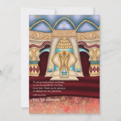 Arabische Nächte Themenabend Party Dankeskarte (Rückseite)