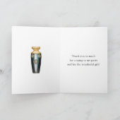 Arabische Nächte Themenabend Party Dankeskarte (Innenseite)