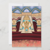 Arabische Nächte Themenabend Party Einladung (Rückseite)