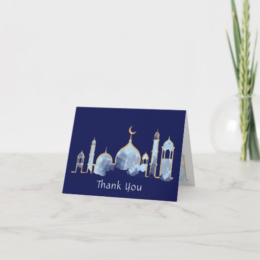 Arabische Nächte Vielen Dank Karten (Vorderseite)