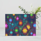 Arabische Nachtlaternen-Partythema Einladung (Stehend Vorderseite)