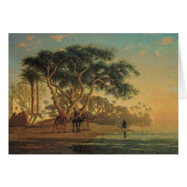 Arabische Oase, 1853 (Vorderseite (Horizontal))