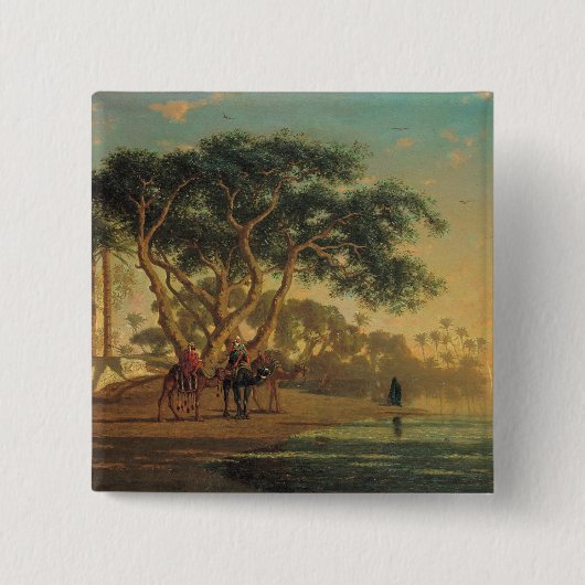 Arabische Oase, 1853 Button (Vorderseite)