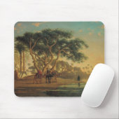 Arabische Oase, 1853 Mousepad (Mit Mouse)