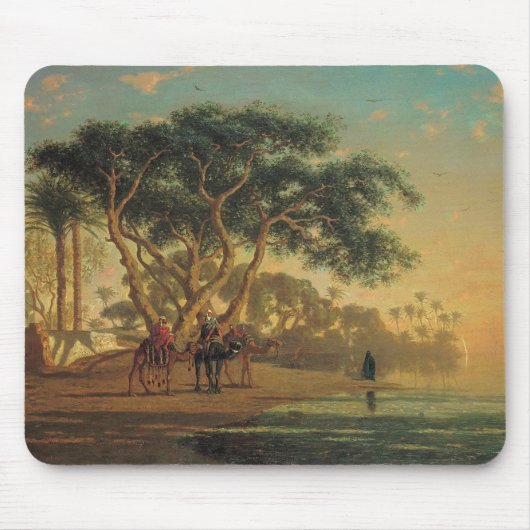 Arabische Oase, 1853 Mousepad (Vorne)