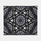 Arabische Ornamente, asiatisch Fleecedecke (Vorderseite (Horizontal))