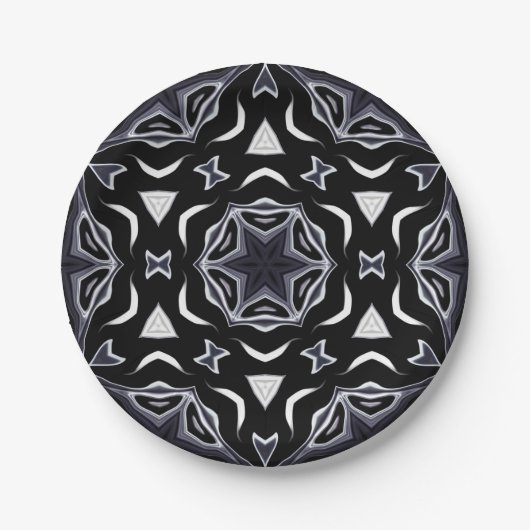 Arabische Ornamente, asiatisch Pappteller (Vorderseite)