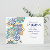 Arabische Ornamente Einladung (Stehend Vorderseite)