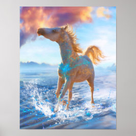 Arabische Pferde von STELLAR ISLAND #1 Poster