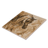 Arabische Pferdefliese Fliese (Seite)