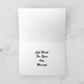 Arabische Pferdegruß-Karte Karte (Innenseite)