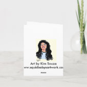 Arabische Pferdekarte Karte (Rückseite)