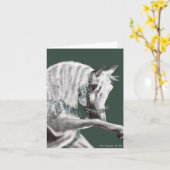 Arabische Pferdekarte Karte (Gelbe Blume)