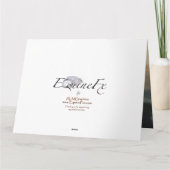 Arabische Pferdekarte Karte (Rückseite)