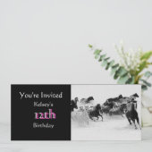 Arabische PferdeParty Einladung (Stehend Vorderseite)