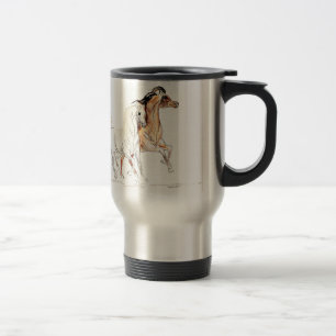 Arabische Pferdereise-Tasse Reisebecher