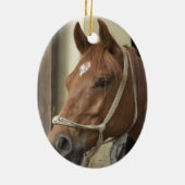 Arabische Pferdeverzierung Keramik Ornament (Hinten)