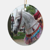 Arabische Pferdeverzierung Keramikornament (Links)