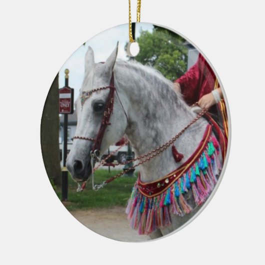 Arabische Pferdeverzierung Keramikornament (Links)