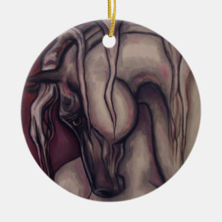 Arabische Pferdeverzierung Keramikornament