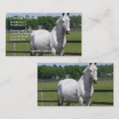 Arabische PferdeVisitenkarte Visitenkarte (Vorne/Hinten)