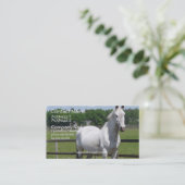 Arabische PferdeVisitenkarte Visitenkarte (Stehend Vorderseite)